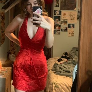 Red Zara dress!! Super cute, only worn once just to try on.